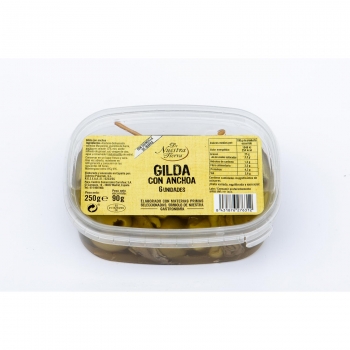 Gildas con anchoa De Nuestra Tierra sin gluten y sin lactosa 90 g. en Carrefour
