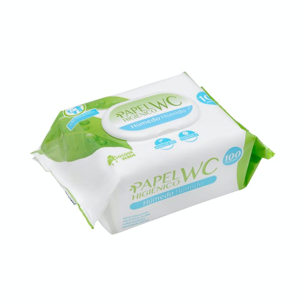 Papel higiénico húmedo WC Bosque Verde Paquete 100 ud en Mercadona