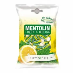 Caramelos sabor limón y melisa Mentolin 115 g.