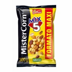 Cocktail de frutos secos y snacks Grefusa-MisterCorn Mix 5 Classic 300 g.