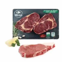 Entrecot de vacuno raza Hereford Carrefour 500 g aprox