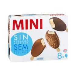 Helado mini bombón Hacendado sin azúcares añadidos Caja 456 ml