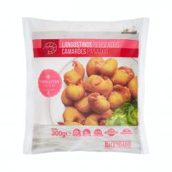 Langostino caballitos rebozados Hacendado ultracongelados Paquete 0.3 kg