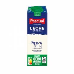 Leche entera Pascual brik 1 l.