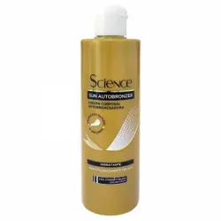 Loción corporal autobronceadora hidratante Science Les Cosmétiques 250 ml.