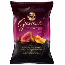 Patatas fritas sabor solomillo de ternera braseado con cebolla caramelizada Gourmet Lay's 150 g.