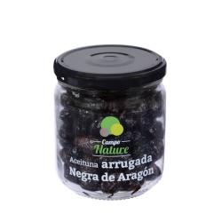 Aceitunas arrugadas negras de Aragón Campo Nature Tarro 0.21 kg