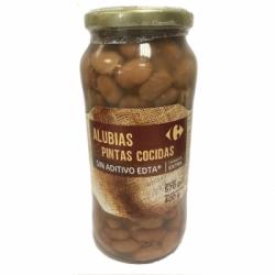 Alubia pinta cocida Carrefour 400 g.