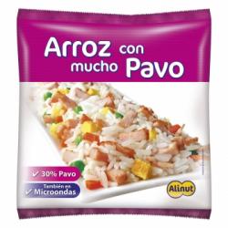 Arroz con mucho pavo Alinut 240 g.