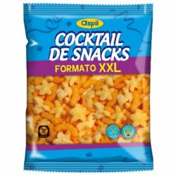 Cocktail de snakcs con aceite de girasol XXL Aspil sin gluten 225 g.