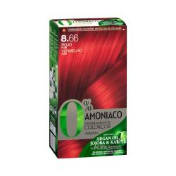 Coloración permanente 8.66 rojo rubí Deliplus 0% amoníaco Caja 1 ud