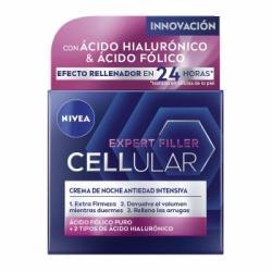 Crema de noche Hyaluron Cellular Expert Filler Nivea 50 ml.