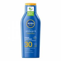 Crema protector solar FP30 Protege & Hidrata Nivea Sun 400 ml.