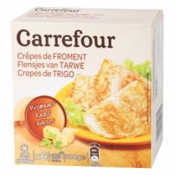 Crepes de trigo con relleno de queso Carrefour 300 g.