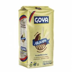 Harina de maíz precocida Goya sin gluten 1 kg.