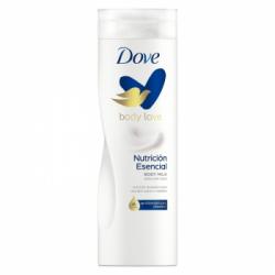 Loción corporal para piel seca Nutrición Esencial Dove 400 ml.