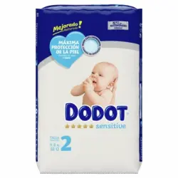 Pañales Dodot Sensitive T2 (4-8 Kg) 58 ud.