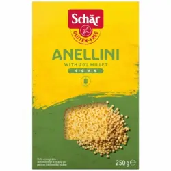 Pasta Anellini Schär sin gluten y sin lactosa 250 g.