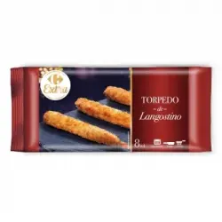 Torpedo de langostino Carrefour Extra 200 g.