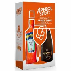 Vermut Aperol 70 cl. + Vino espumoso Cinzano Pro Soritz 75 cl.