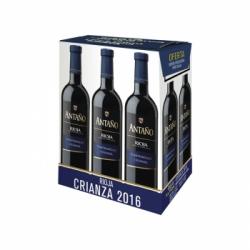 Vino D.O Rioja Antaño tinto crianza 6 botellas de 75 cl.