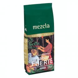 Café en grano mezcla fuerte Hacendado Paquete 1 kg