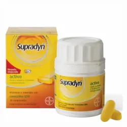 Complemento vitamínico con coenzima Q10 Supradyn Activo Bayer 30 ud.