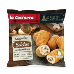 Croquetas de boletus con champiñones Recetas Artesanas La Cocinera 400 g.