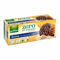 Galletas de avena con chocolate negro sin azúcar añadido Zero Gullón 275 g.