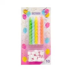 Velas de cumpleaños Hacendado