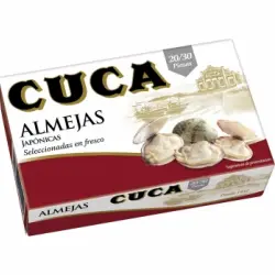 Almejas al natural 20/30 Cuca 47 g.