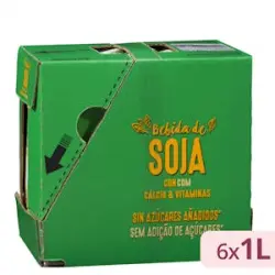 Bebida de soja con calcio y vitaminas sin azúcares añadidos Hacendado