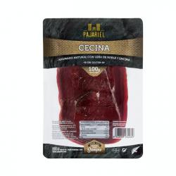 Cecina ahumada natural Embutidos Pajariel lonchas Paquete 0.1 kg