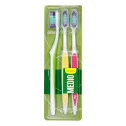 Cepillo dental Medio Deliplus Paquete 1 ud