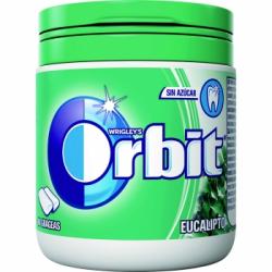 Chicles sabor eucalipto sin azúcar Orbit 60 ud.