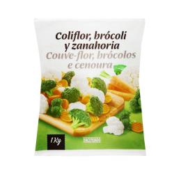 Coliflor, brócoli y zanahoria Hacendado ultracongelada Paquete 1 kg