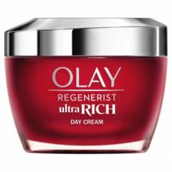 Crema facial de día textura rica, no grasa Ultra Rich Regenerist Olay 50 ml.