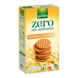 Galletas doradas al horno sin azúcares Zero Gullón 330 g.