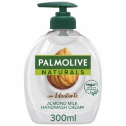 Jabón de manos líquido leche y almendra con hidratante Naturals Palmolive 300 ml.