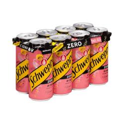 Tónica pink zero Schweppes 8 latas X 330 ml