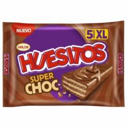 Barrita de barquillo cubierta de chocolate XL Huesitos Valor 230 g.