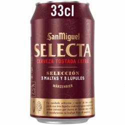 Cerveza tostada extra San Miguel Selecta lata 33 cl.