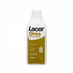 Colutorio protección bucodental integral de dientes y encías triple acción Lacer Oros 500 ml.