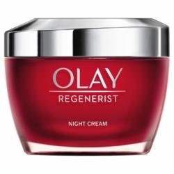 Crema facial de noche fórmula con vitamina B3 y niacinamida 24H de hidratación Regenerist Olay 50 ml.