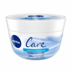 Crema hidratante para cara y cuerpo Care Nivea 400 ml.