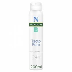 Desodorante en spray tacto puro 24h anti manchas blancas NB Palmolive 200 ml.