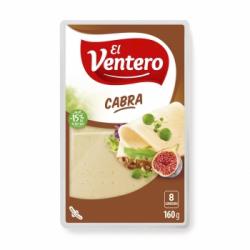 Queso de cabra en lonchas El Ventero 160 g.