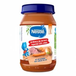 Tarrito de jardinera de ternera desde 6 meses Nestlé sin gluten 190 g.