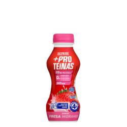 Yogur líquido +Proteínas desnatado sabor fresa Hacendado 0% m.g 20 g proteínas Botella 0.28 kg