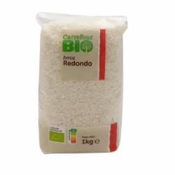 Arroz redondo ecológico Carrefour Bio 1 kg.